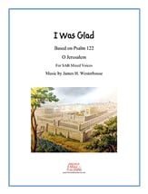 I Was Glad Two-Part Mixed choral sheet music cover